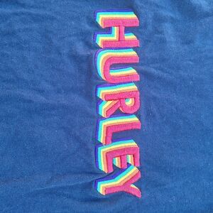 Hurley Men's Black and Grey T-shirt